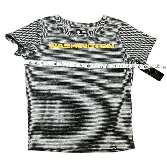Washington NFL Team Apparel Women’s Striped Shirt, Size S, NWT - Picture 4 of 5